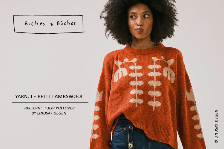 Tulip Pullover by Lindsay Degen