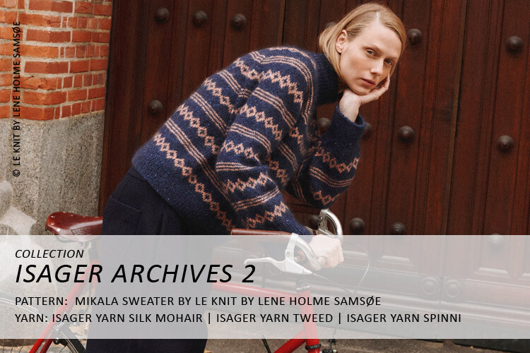 Pattern:  Mikala Sweater by LE KNIT by Lene Holme Samsøe 