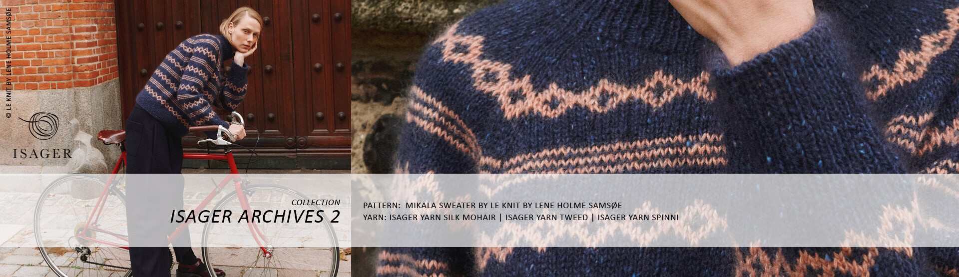 Pattern:  Mikala Sweater by LE KNIT by Lene Holme Samsøe 