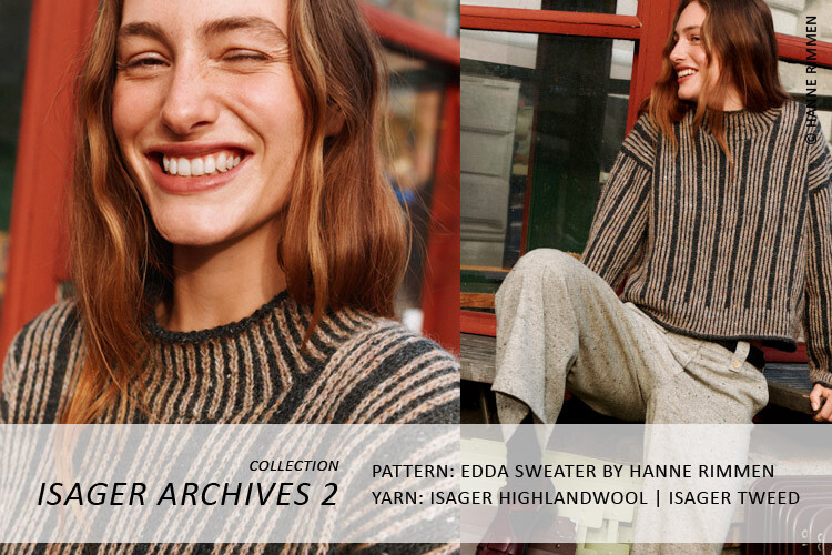 Isager Archive 2 Collection | Pattern: Andrea Hood & Edda Sweater