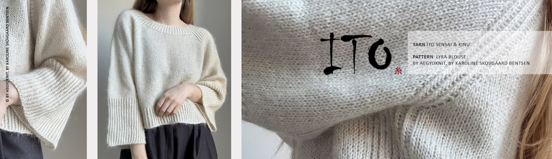 ITO Yarn  | Lyra Blouse bý Aegyo Knit