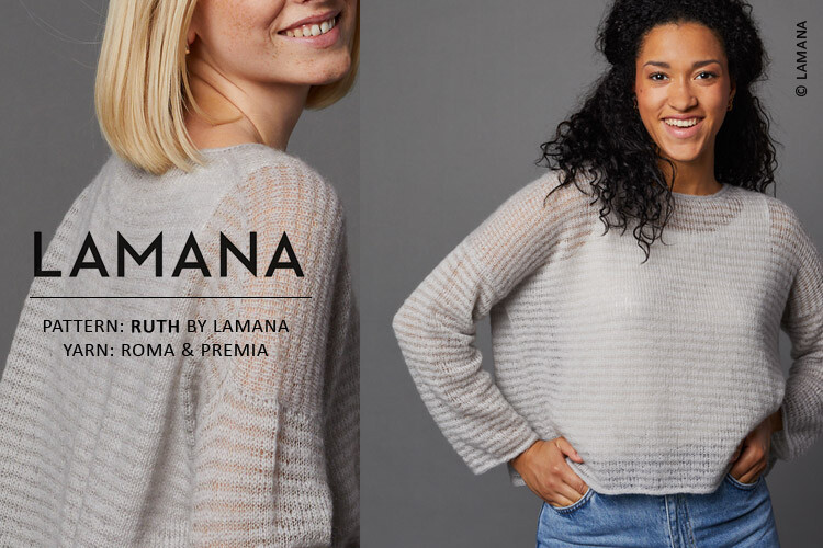 Pattern: Ruth by Lamana  // Yarn: Roma & Premia by Lamana