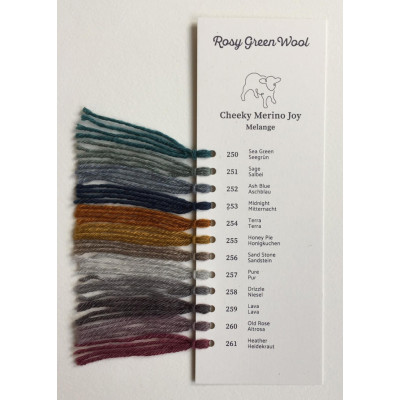 Cheeky Merino Wool Melange | Colour Card