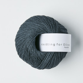 Pure Silk Deep Petroleum Blue