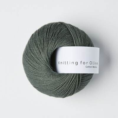 Cotton Merino Dark Sea Green