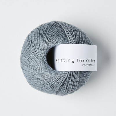 Cotton Merino Elephant Blue