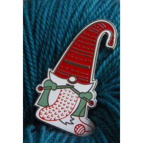 Knit Gnome Pin
