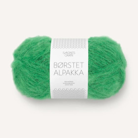 Børstet Alpakka 8236 Jelly Bean Green