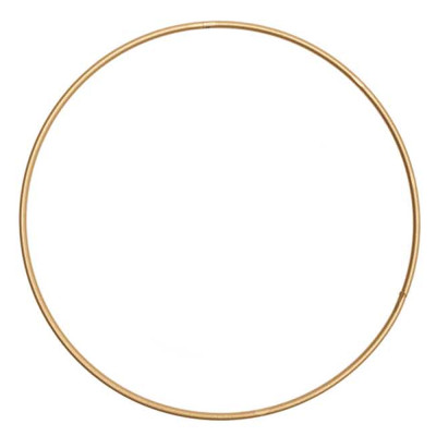 Metal ring Gold 15 cm