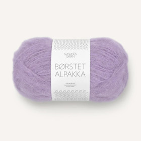 Børstet Alpakka 5043 Lilla