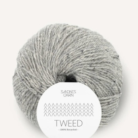 Tweed Recycled 1085 LYS GRÅ