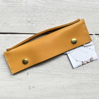 DPN Leather Case YELLOW | 15 cm