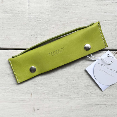 DPN Leather Case BRIGHT GREEN | 15 cm