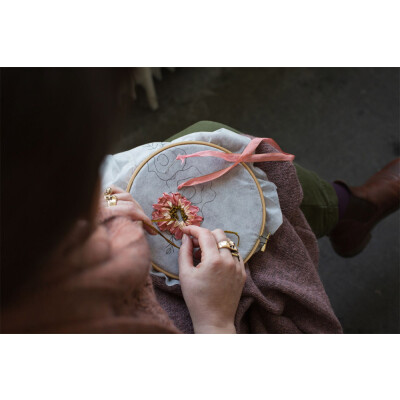 EMBROIDERY ON KNITS by Judit Gummlich