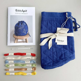 Stickset - Get Your Knit Together Bag SMALL - Factory Blue