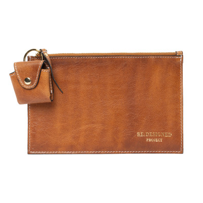 Project 5 Clutch Small Burned Tan/Gold