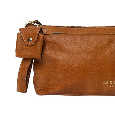Project 4 Clutch Small Burned Tan/Gold
