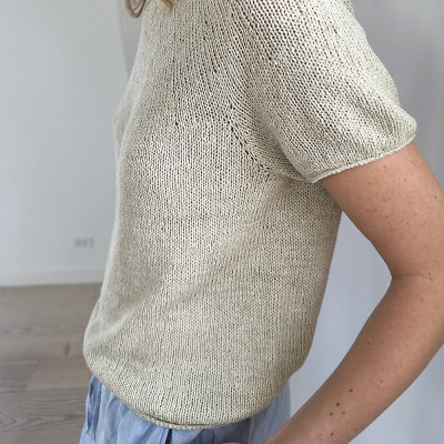 Yarn KIT | Plain Yoke Tee 22 Solo von LeKnit