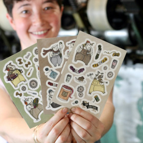 Sheepy Stickers by Katie Green