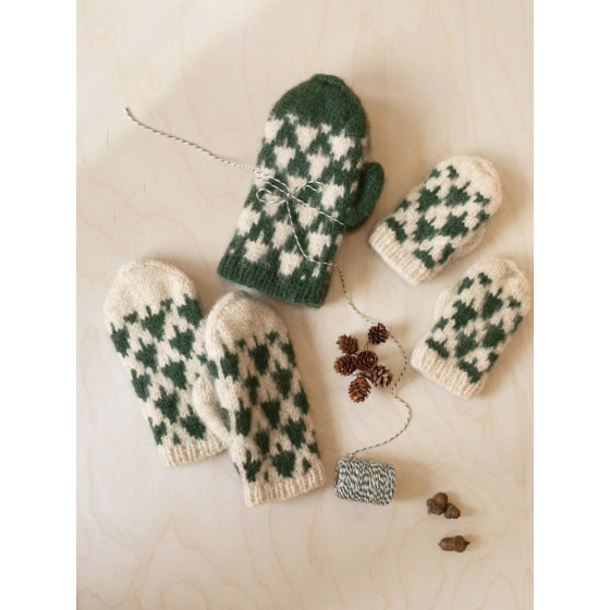 Anleitung Christmas Tree Mittens