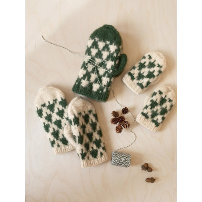 Anleitung Christmas Tree Mittens