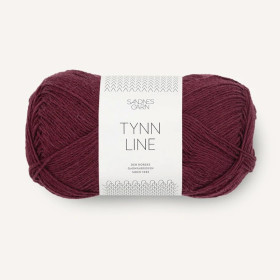 Tynn Line 4372 Dyp Burgunder