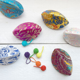 Dumpling Case and Coloured Stitch Markers
