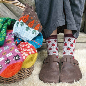 Geniale Motivsocken stricken