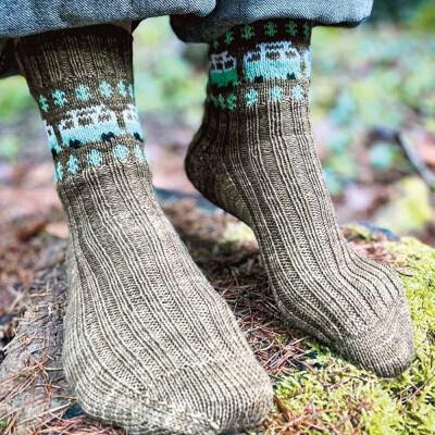 Geniale Motivsocken stricken