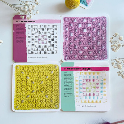 Granny Square - Häkel-Karten