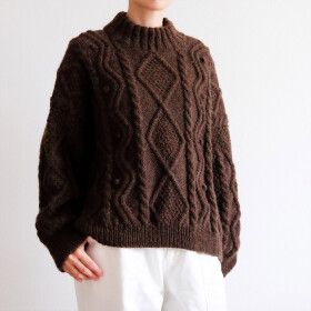 Wollpaket | Diamond aran sweater