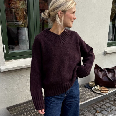 Yarn Kit |  Hannah V-Neck Sweater