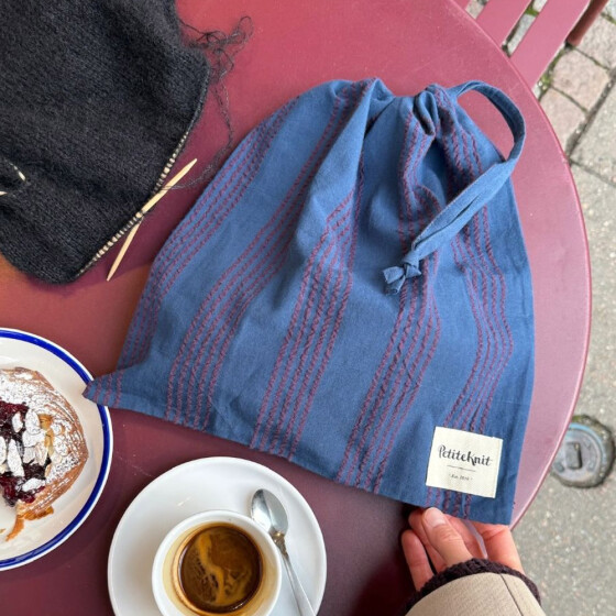 Knitters String Bag - Night Shadow