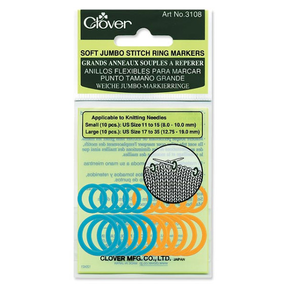 Soft Jumbo Stitch Ring Markers