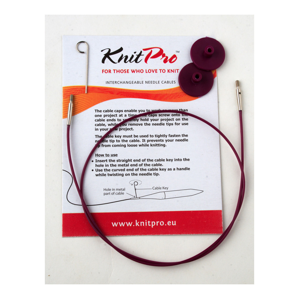 Interchangeable Needle Cables Purple 2 50