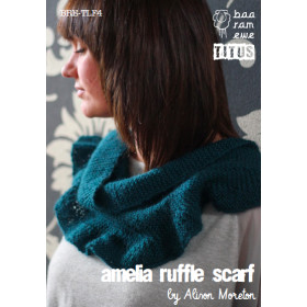 amelia ruffle scarf by Alison Moreton