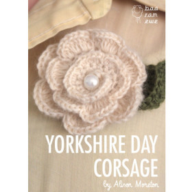 Yorkshire day corsage by Alison Moreton