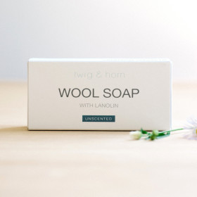 twig & horn - wool soap - Unscented