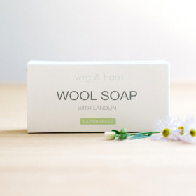 twig & horn - wool soap - Lemongrass