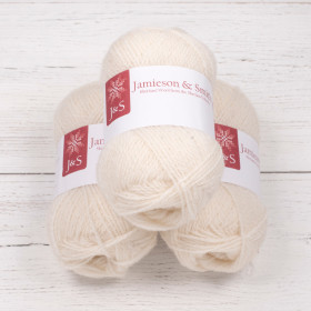 2 ply Jumper Weight - 1A Natural White