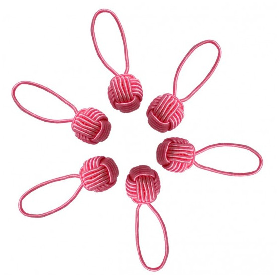 Yarn Ball Stitch Markers Pink