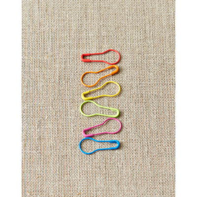 Opening colored stitch markers