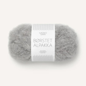 Børstet Alpakka 1042