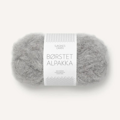 Børstet Alpakka 1042