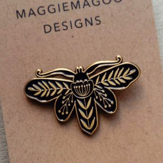 Kopie von MaggieMagoo Pin - Moth