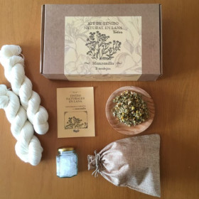 % Tintica - Natural Dyeing Kit - 2 Stränge Chamomile