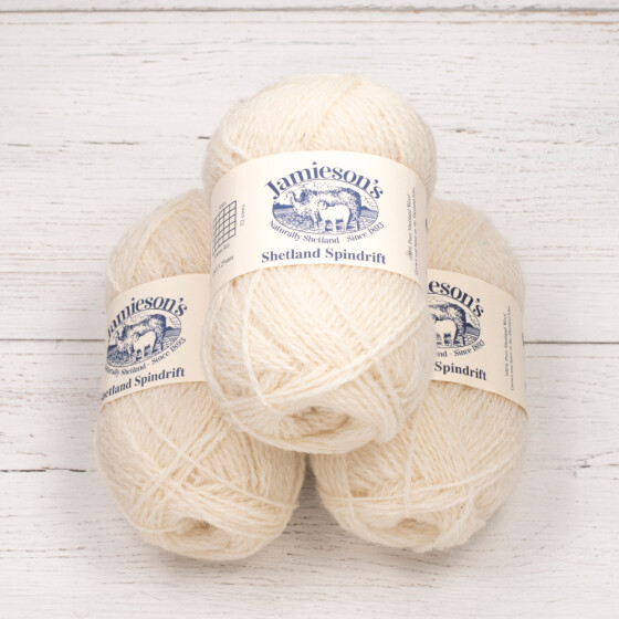 Jamiesons Spindrift - 104 Natural White
