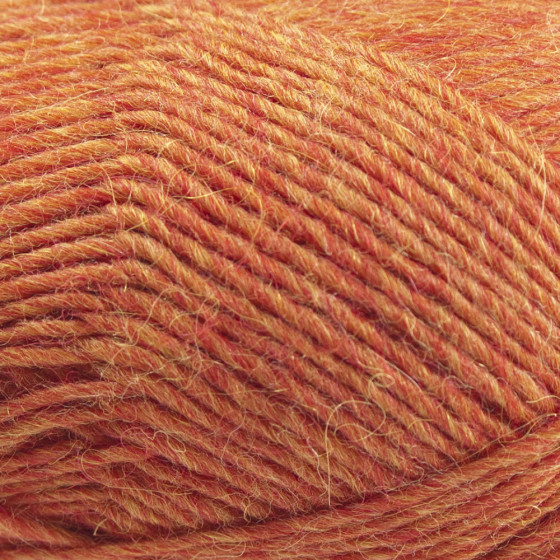 Lamauld 1/2 6010 Brændt Orange